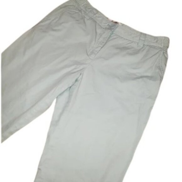 Liz Claiborne blue cotton capris pants size 10 - Picture 2 of 7